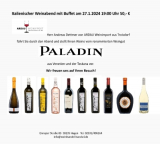Italienischer Abend Wein und Buffet  27. Januar 19.00 Uhr