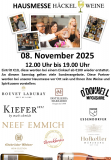 Hausmesse Event am Samstag 08. November 2025 von 12.00 bis 19.00 Uhr